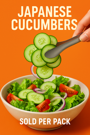 JP Cucumbers (sold per pack)