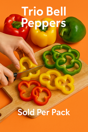 Trio Bell Pepper (sold per pack)
