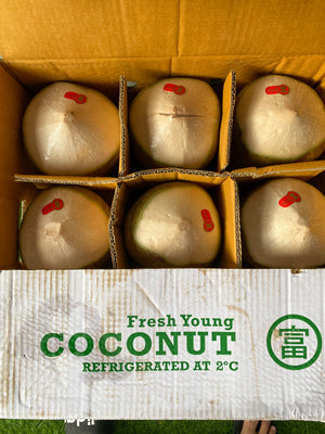 Fresh Young Thai Coconuts (per pc)
