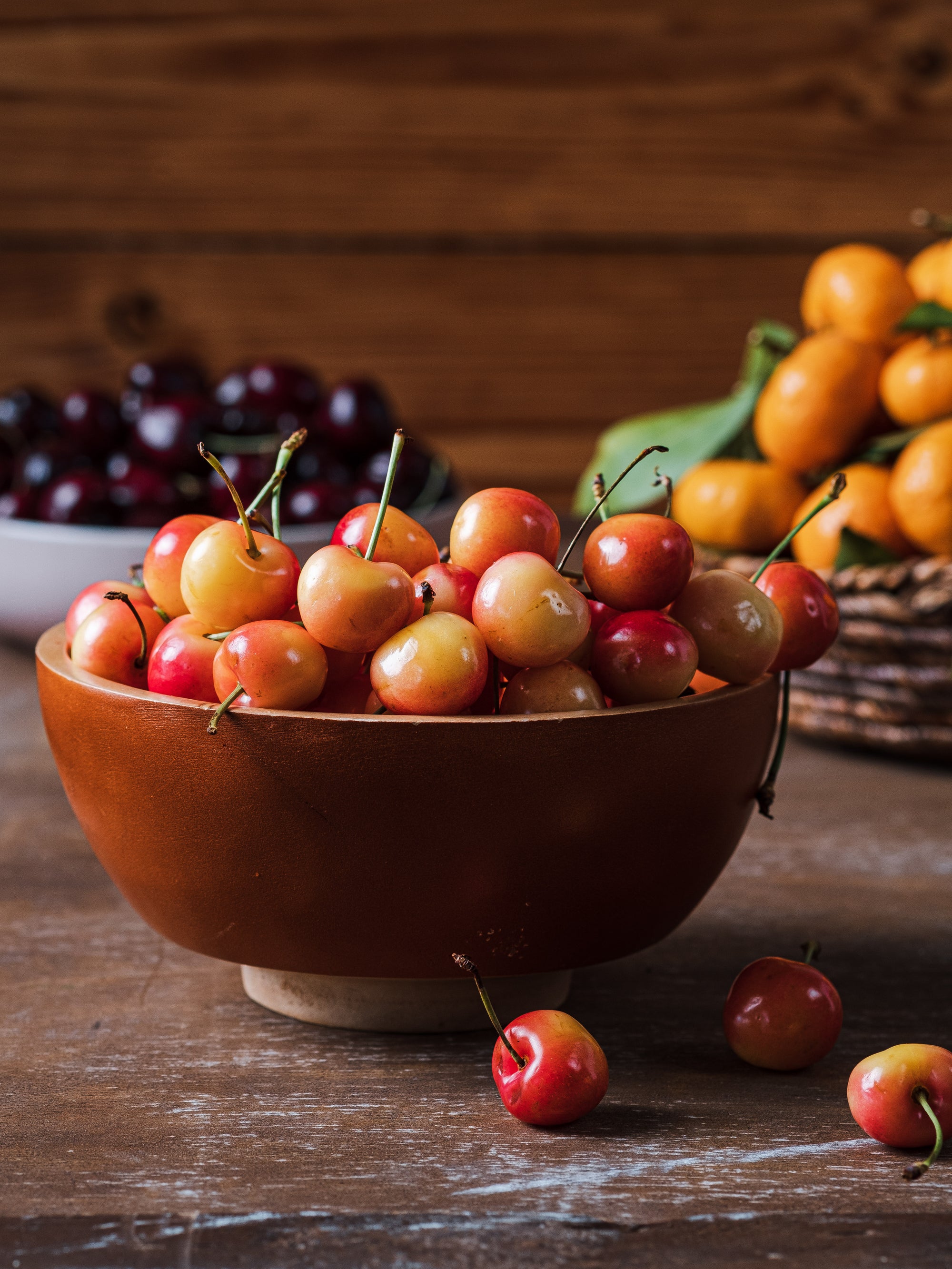 Rainier Gold Cherries