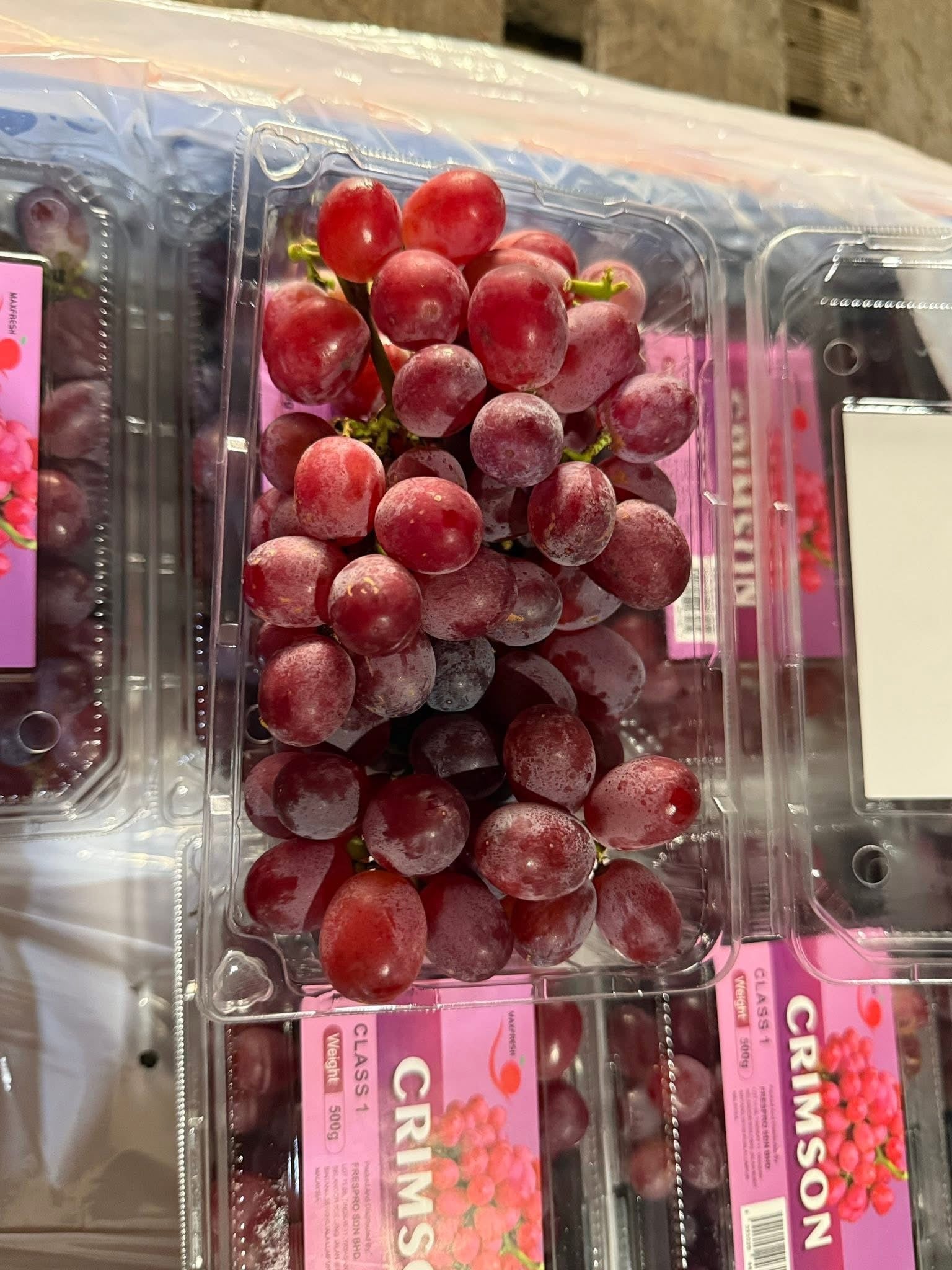 Crimson Red Seedless Grapes