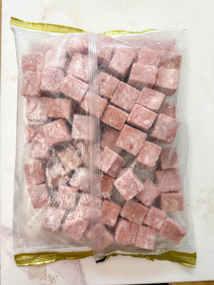 Frozen Saikoro Beef Cubes 1kg