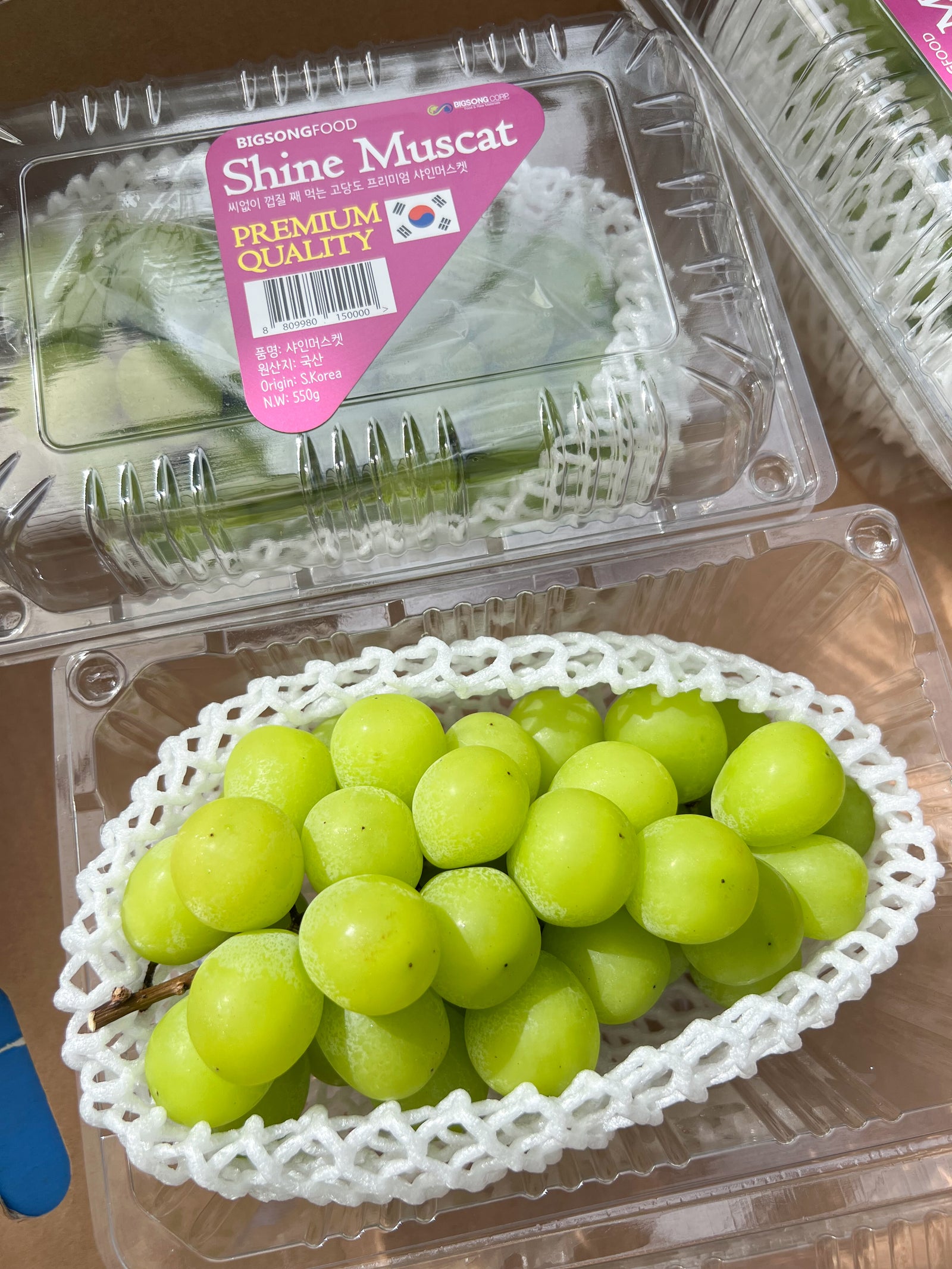 Buy Grapes Green Seedless Premium Imported Pack 250 g Online at