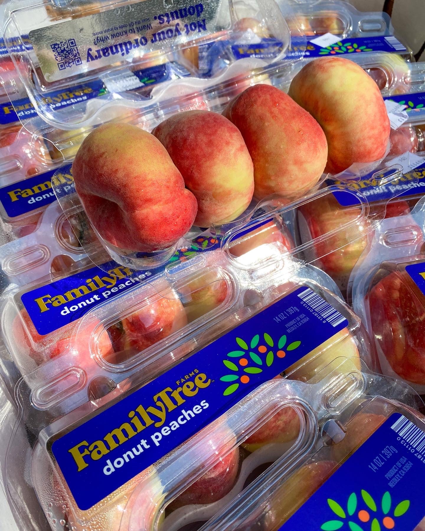 US Donut Peach (sold per pack)