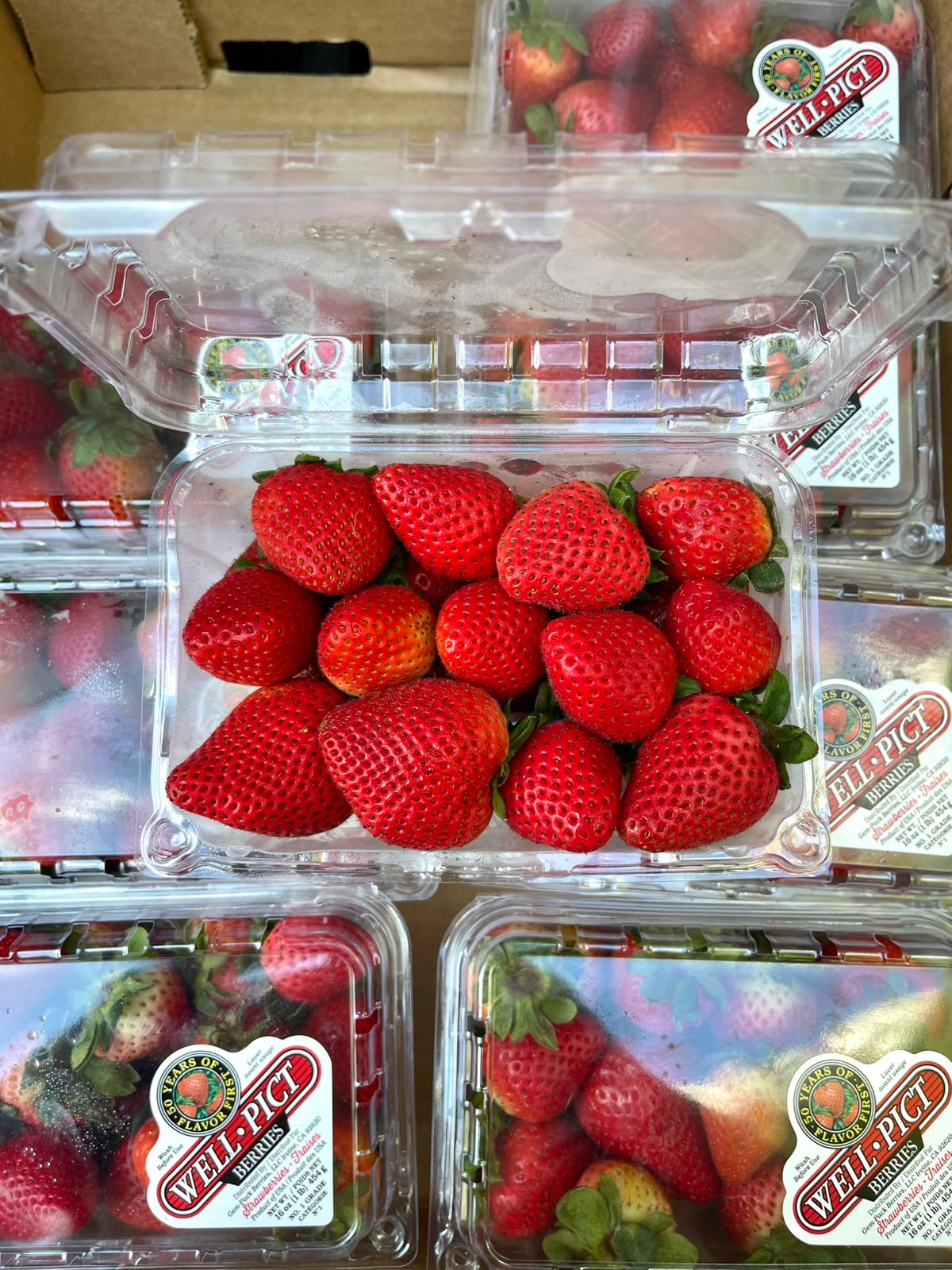 US Strawberries By The Box