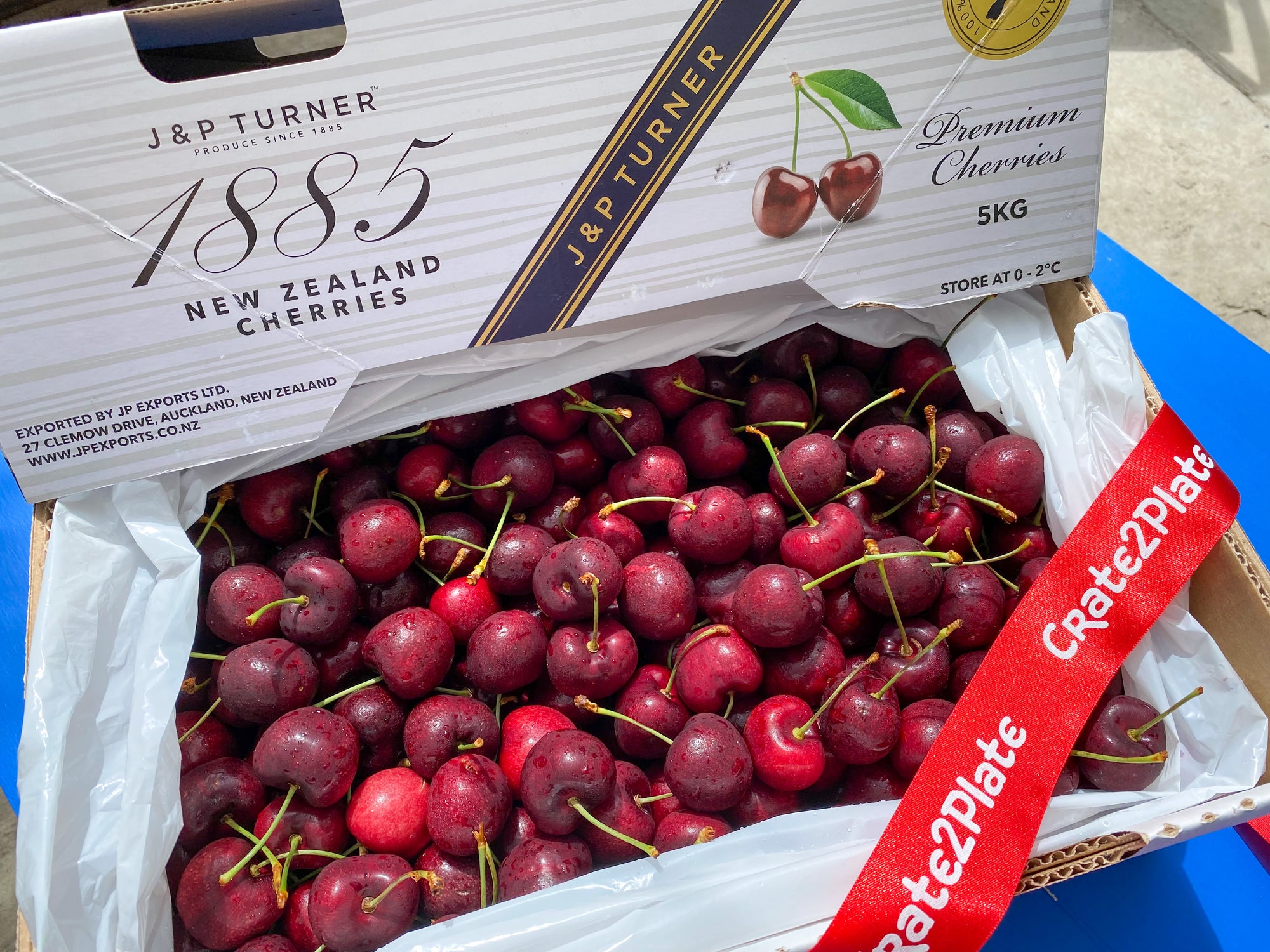 Premium NZ Red Cherries By The Box 5kg