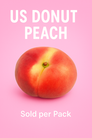 US Donut Peach (sold per pack)
