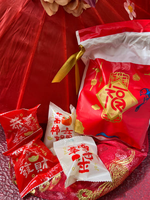 Lucky Red Bag Fortune Cookies