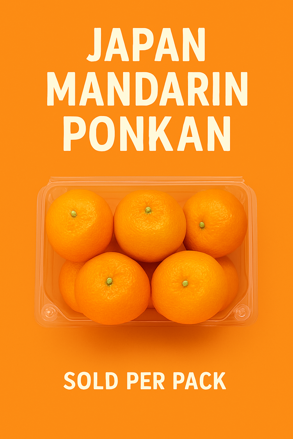 Japan Mandarin Ponkan (sold per pack)