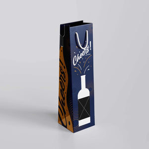 Holiday Wine Paper Bag