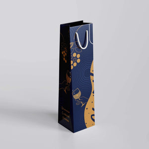 Holiday Wine Paper Bag