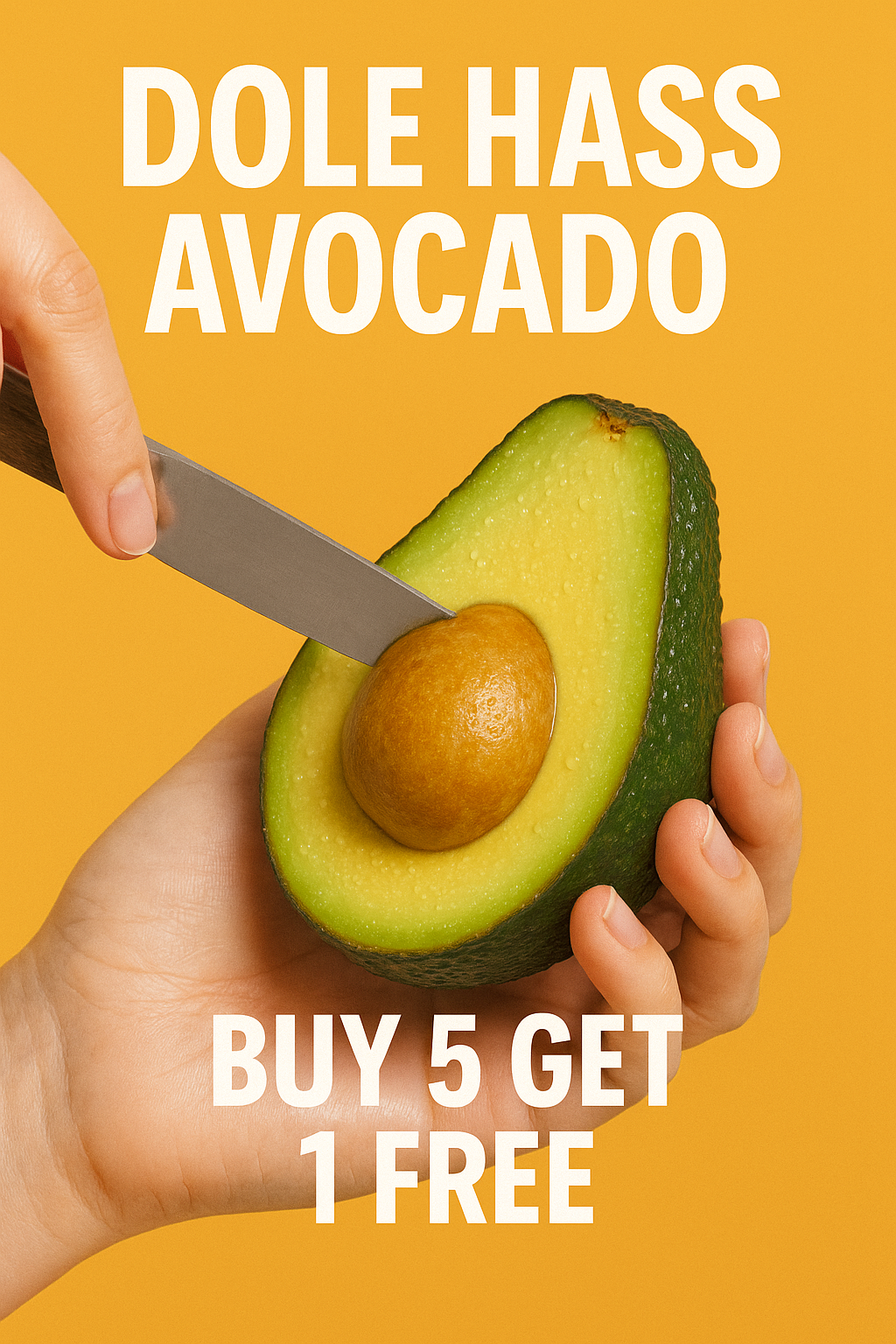 Dole Hass Seasons Avocado Buy 5 + 1 FREE