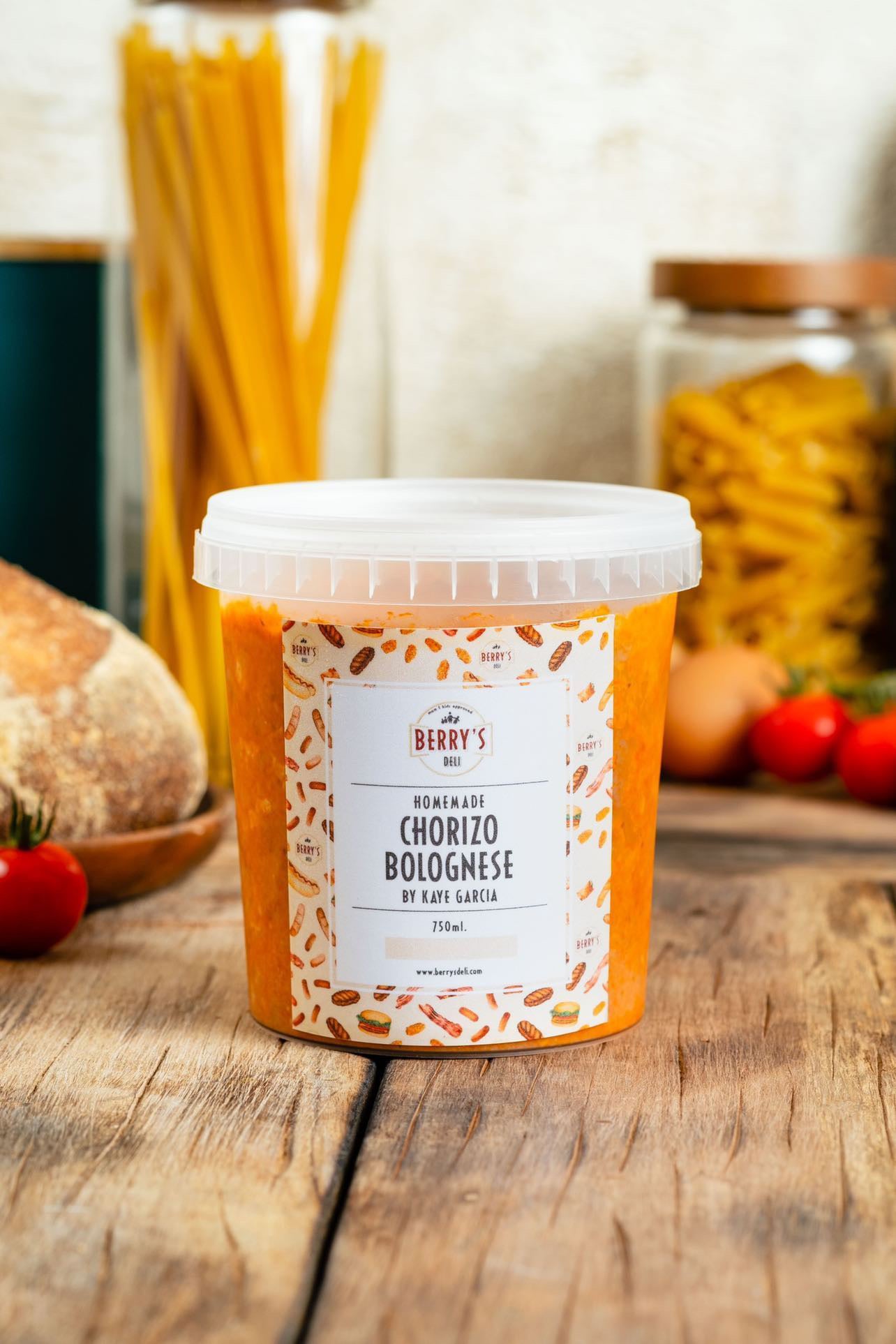 Berry's Deli Homemade Chorizo Bolognese By Kaye Garcia