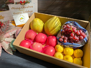 Gift Box Fuji Apples | Lemons | DVO Pomelo |  Red Seedless Grapes