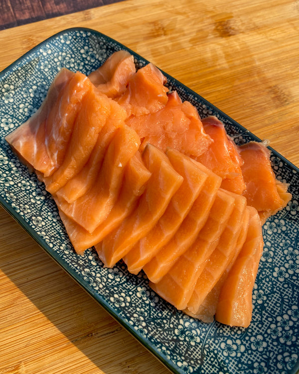 Salmon Sashimi Slab 250g (UNCUT,Plain)