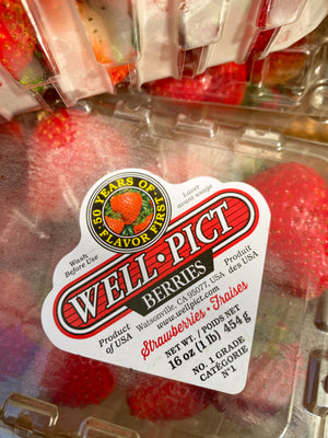 US Well-Pict Strawberries 454g