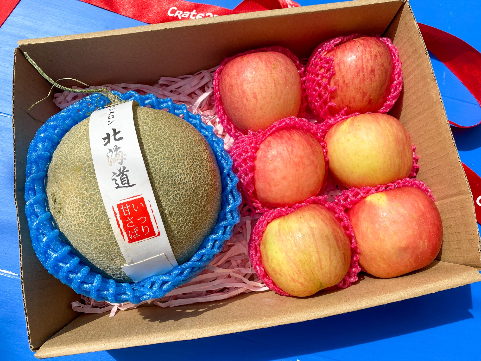 Gift Box Fuji Apples and Japan Musk Melon