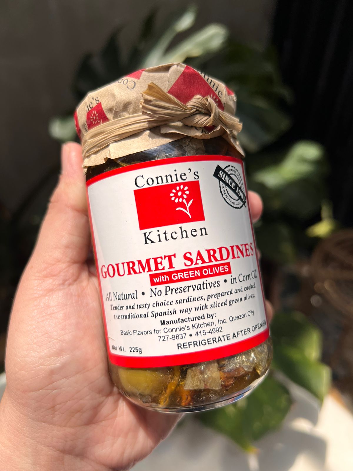 Connie's Kitchen Sardines with Green Olives
