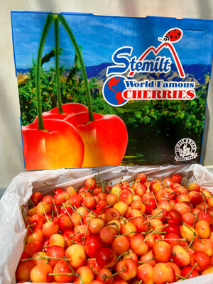 US Rainier Gold Cherries By The Box 4kg