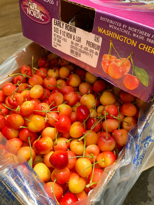 US Rainier Gold Cherries By The Box 4kg