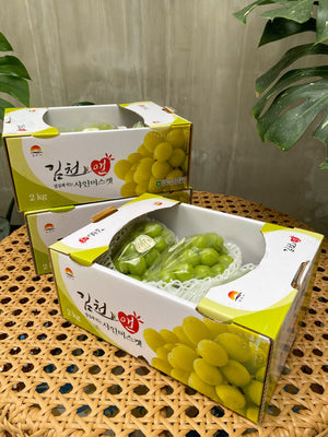 Korean Shine Muscat Grapes By The Box (2packs per box)