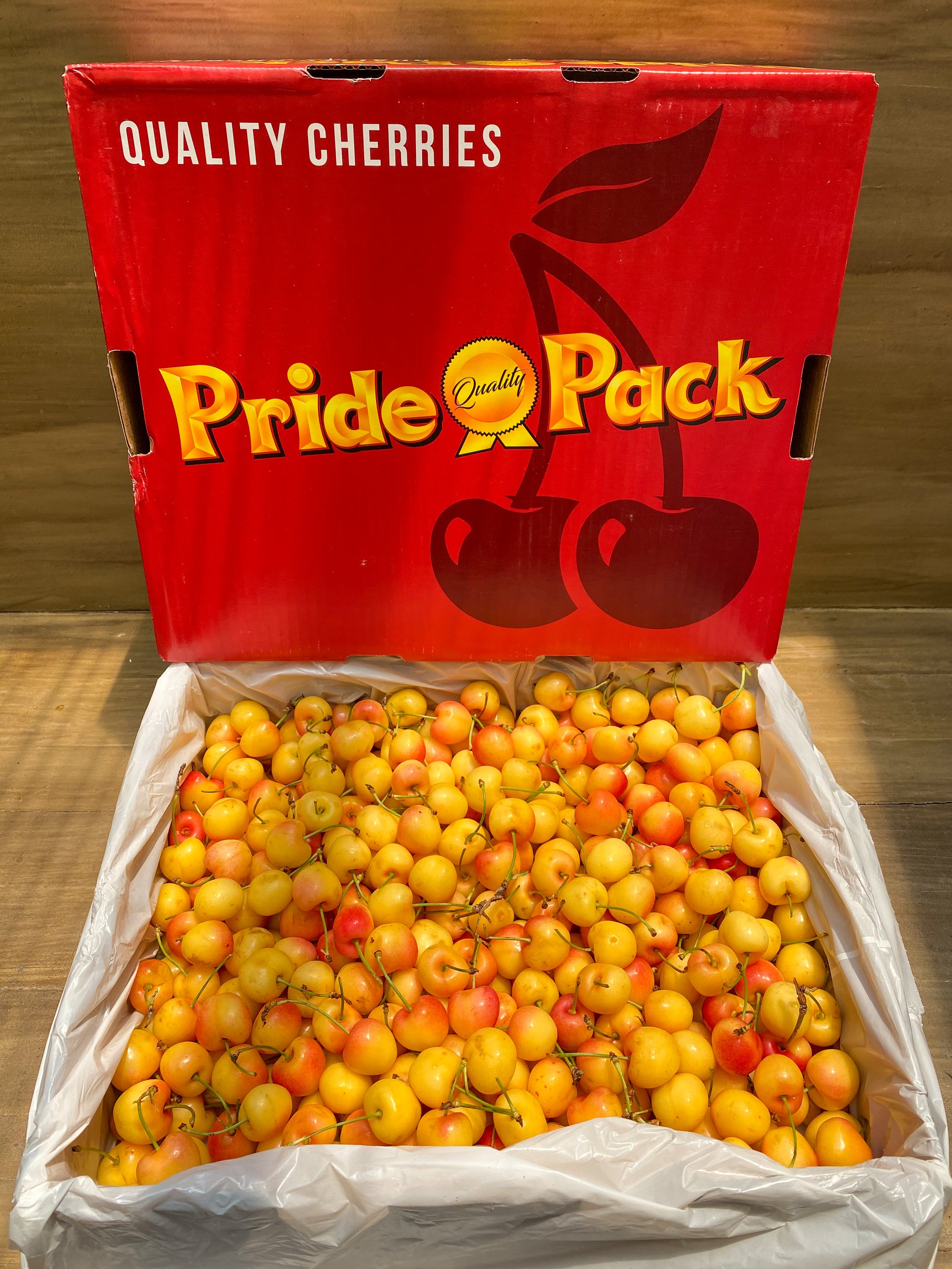 US Rainier Gold Cherries By The Box 4kg