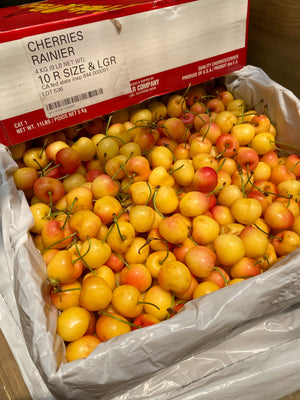 US Rainier Gold Cherries By The Box 4kg