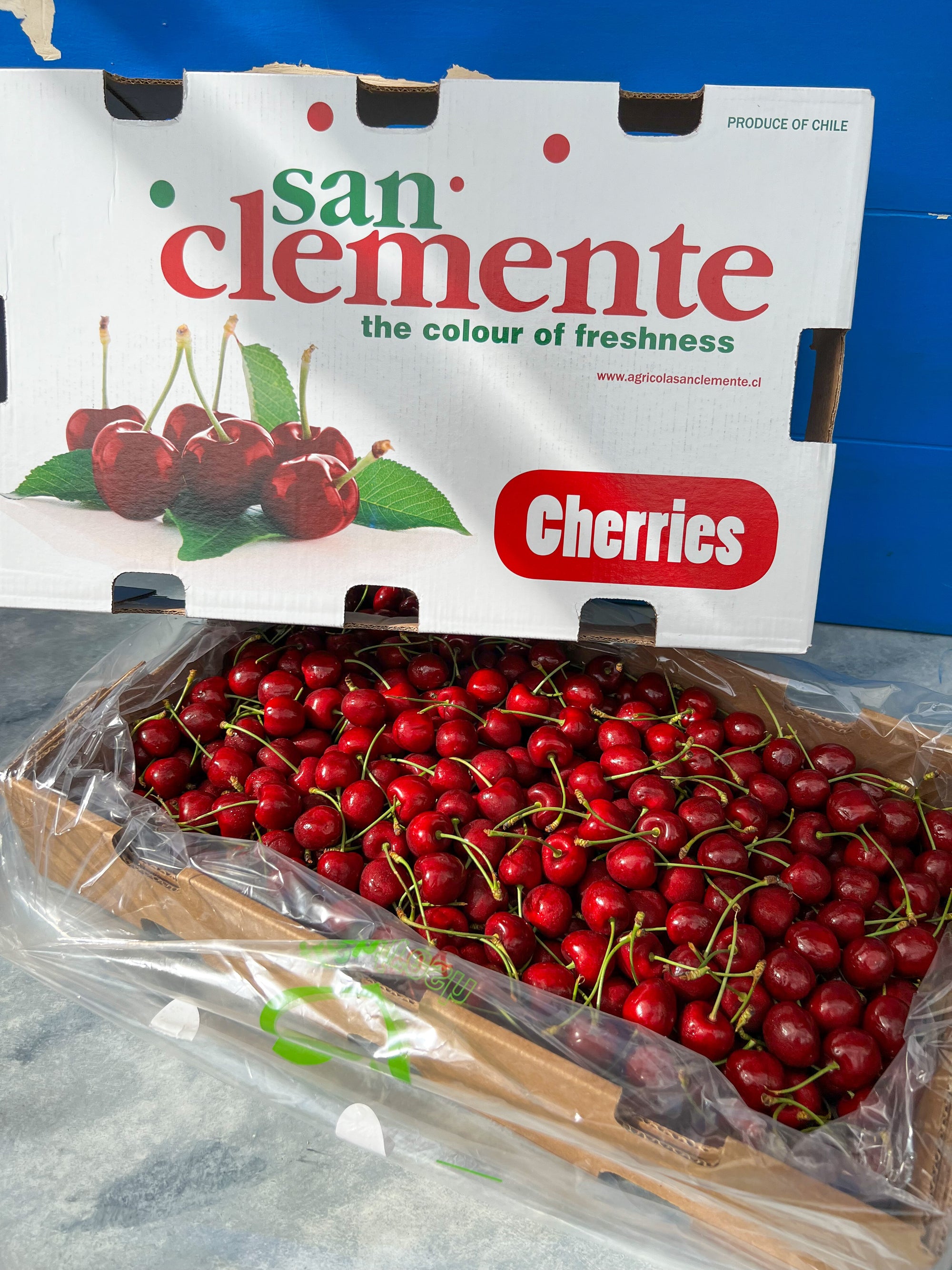 Premium Chile Red Cherries By The Box 5kg