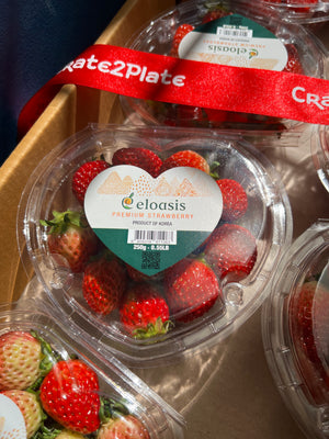 Korean Heart Shaped Strawberries 250g