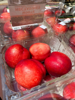 US White Nectarines Clamshell Pack