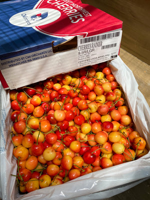 US Rainier Gold Cherries By The Box 4kg